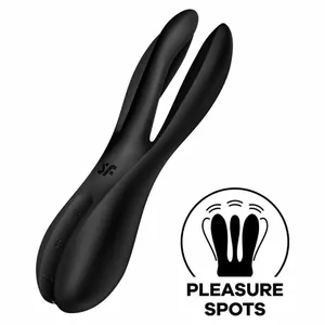 Вибратор Satisfyer Силикон Черный