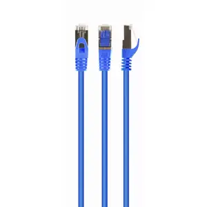 Network cable GEMBIRD Cat6a S/FTP (S-STP) RJ-45 to RJ-45 5 m Blue