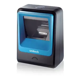 Unitech TS100 Presentation Barcode Scanner 1D/2D LED Wired USB and RS-232 Black and Blue