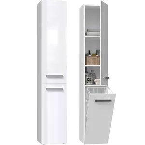 Шкаф для ванной Topeshop NEL IV BIEL POŁ Белый 3 полки