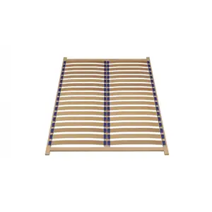 Gultas rāmis top e shop STELAZ 160 priekš 160x200 matracim, elastīgas izliekta lameles pamatne