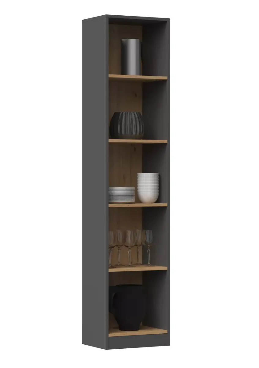Grāmatplaukts Top e Shop R40 ANTR/ART Oak Photo 2
