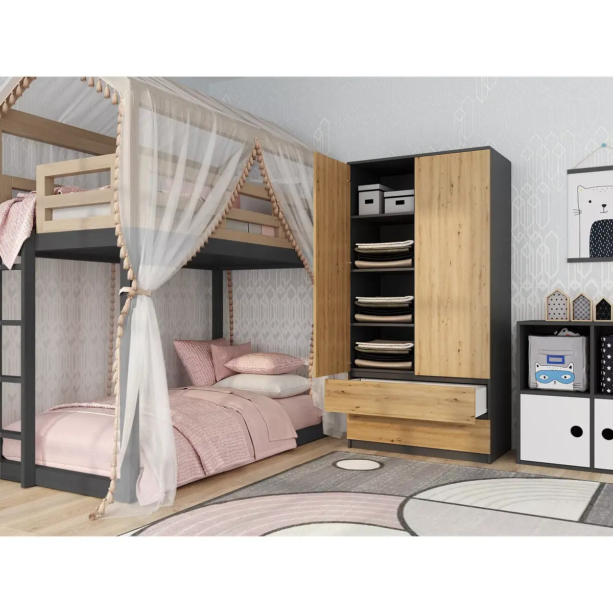 Шкаф Topeshop SZAFA MALWA AN/AR K Photo 2