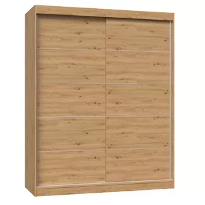 Skapis Topeshop IGA 160 ART C KPL 7 plaukti 2 durvis Ozols