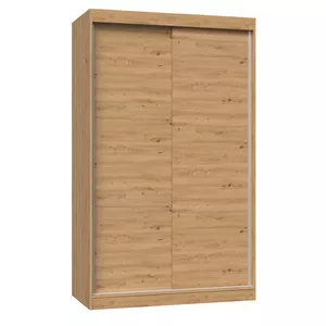 Шкаф Topeshop IGA 120 ART B KPL с 2 дверцами и 7 полками, цвет дуб