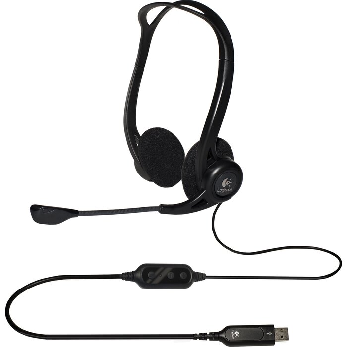 Logitech pc headset 960 shop usb