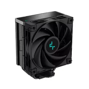 Air cooler DeepCool AK400 ZERO DARK — 120 mm fan, 4 heat pipes 6 mm, TDP 220 W, height 97 mm, Socket LGA1151/AM4/AM5 support