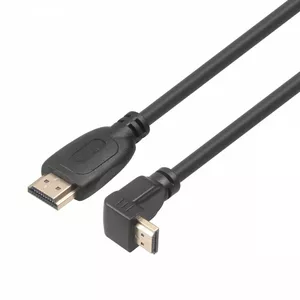 Кабель HDMI v2.0. прямой угол 1,8 м позолоченный