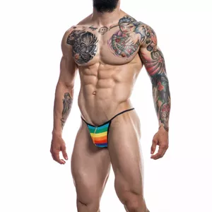 CUT4MEN - G-STRINGI PROVOCATIVE RAINBOW XL