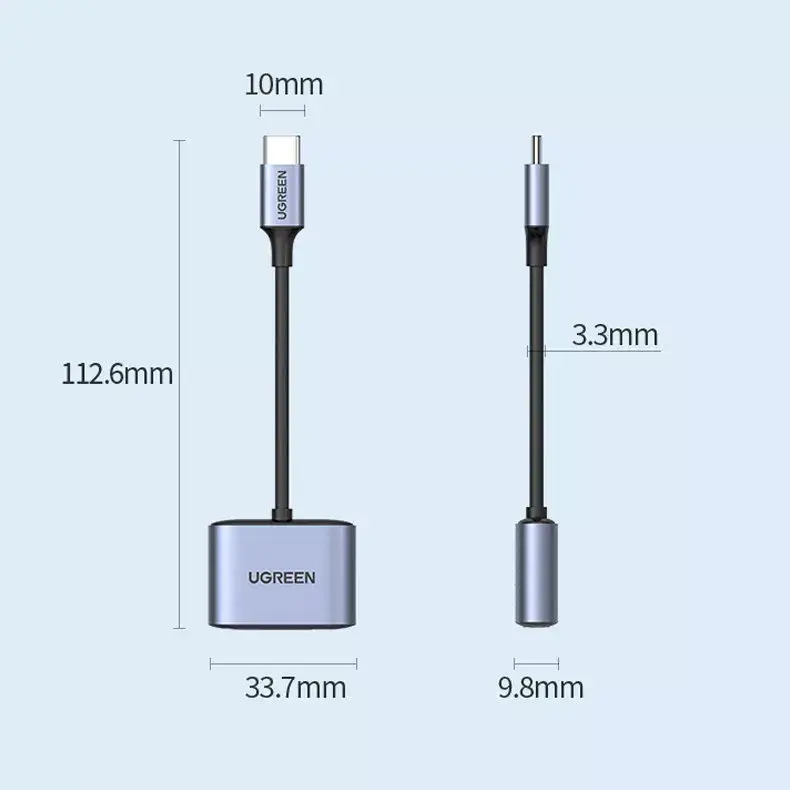 UGREEN CM231 USB‑C на USB‑C PD + 3,5 мм адаптер Photo 19