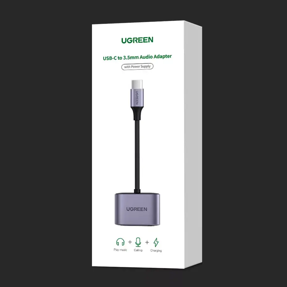 UGREEN CM231 USB‑C на USB‑C PD + 3,5 мм адаптер Photo 5