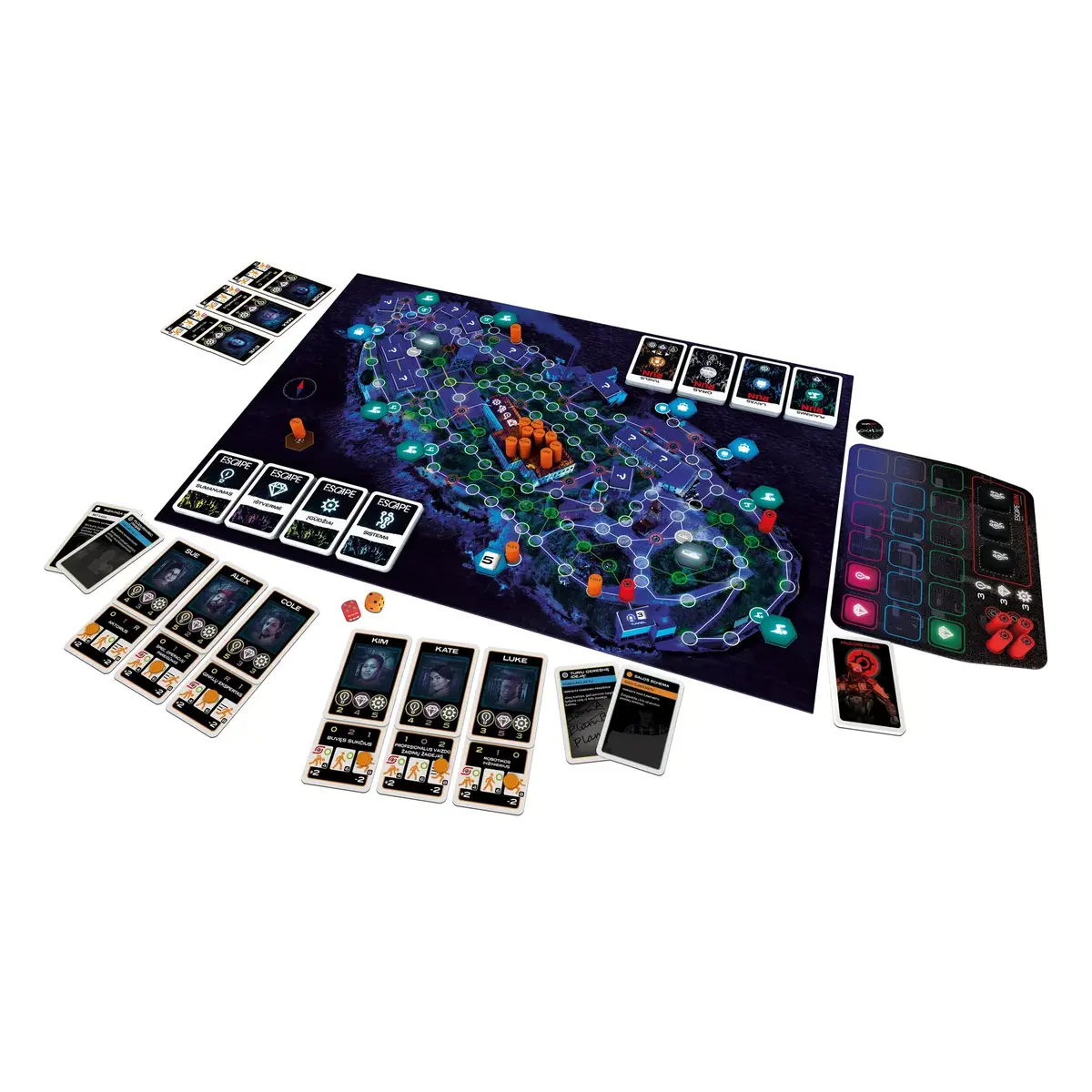 TACTIC EscapeRun Alcatraz 2034 настольная игра Photo 3