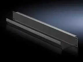 Аксессуар для стойки Rittal DK 5502.245 панель кабель-менеджмента 1U черная сталь для 19"