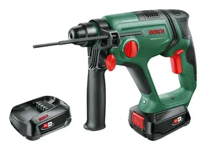 Bosch UniversalHammer 18V Cordless Rotary Hammer SDS Plus 18V Battery 2.5 Ah 2000 RPM 2 J Impact Energy
