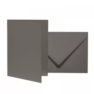 Открытка стандартная Artoz 943601-218 Графит Бумага FSC