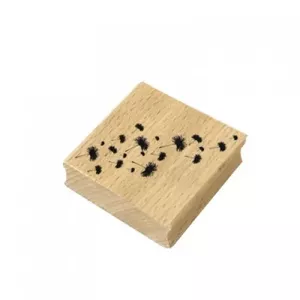 Artoz 137606-133 stamp block Black, Wood Wood 1 pc(s)