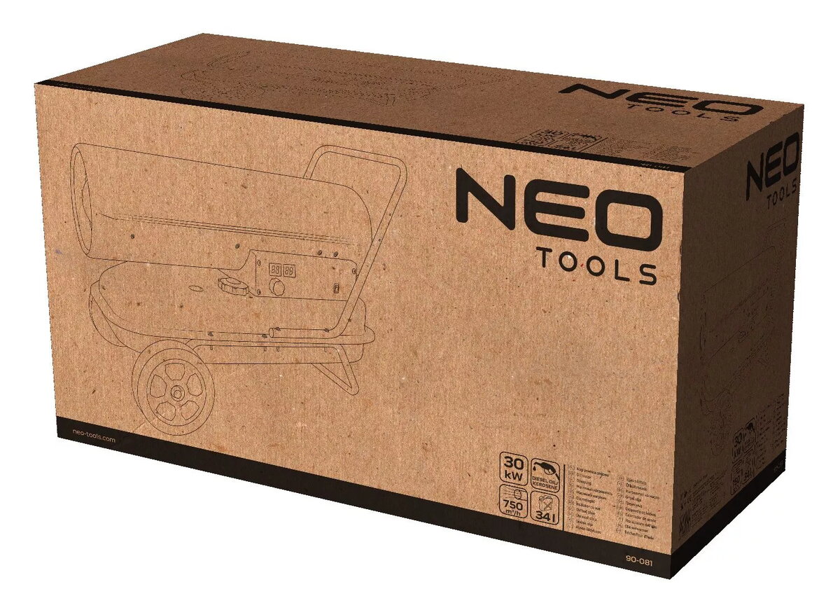 Elektriskais sildītājs NEO tools 90-081, 5907558457926