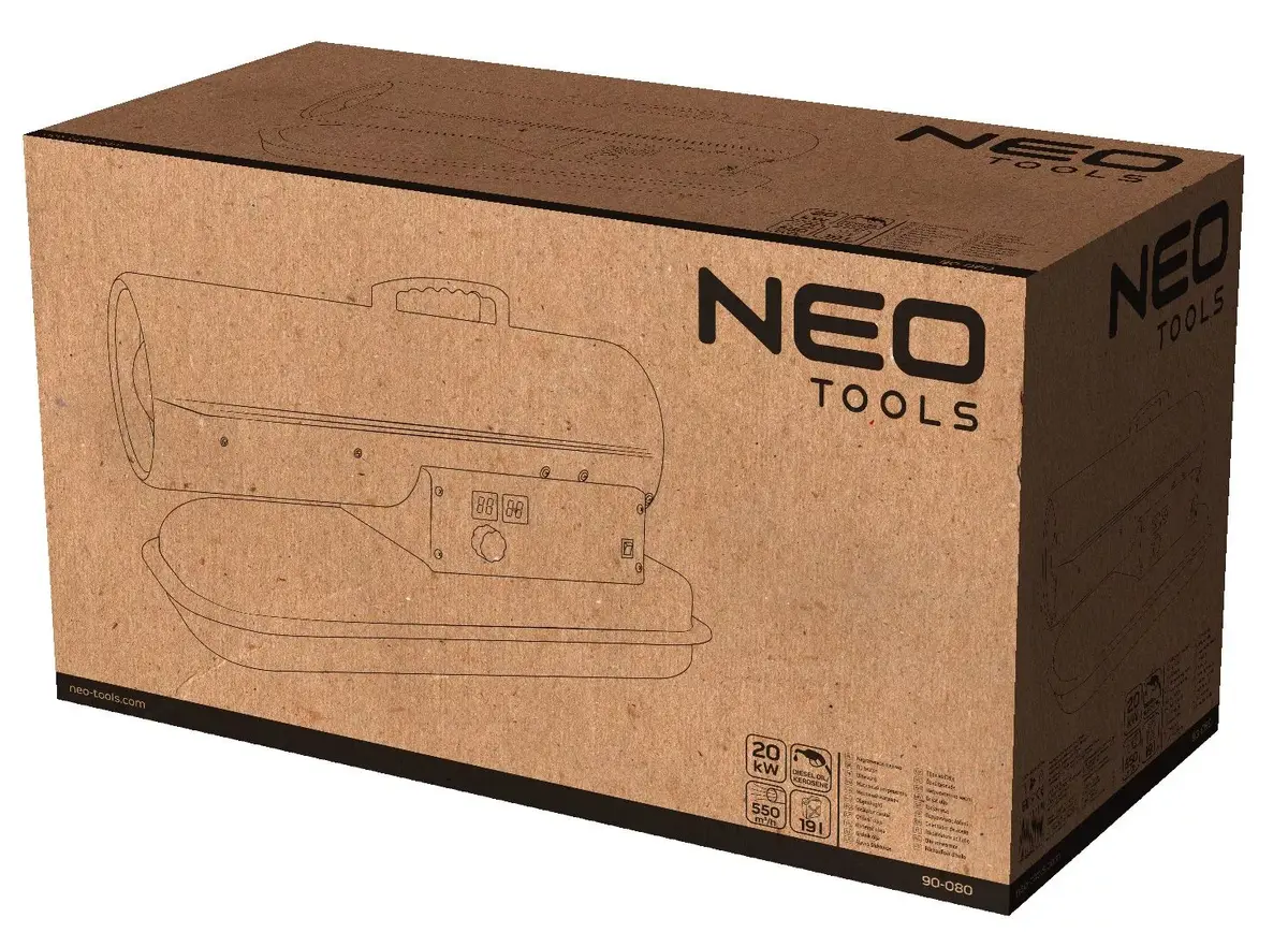 Промышленный безвентиляторный обогреватель NEO 90-080 Photo 8