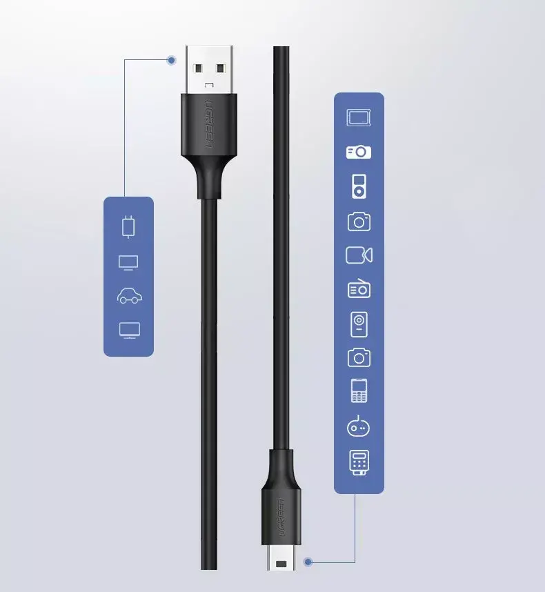 UGREEN US132 Mini-USB data cable 3 m Photo 17