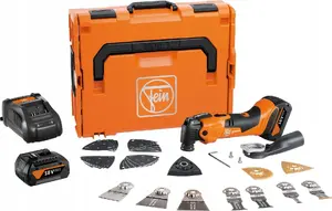 Oscillating Multitool Fein AMM 500 PLUS, 4.0 Ah battery, 11,000–20,000 RPM