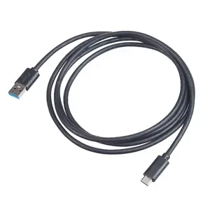 USB A to USB C cable Akyga AK-USB-29, USB 3.2 Gen 2 (3.1 Gen 2), 1.8 m, black