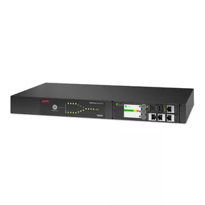 APC Netshelter Rack Automātiskā pārslēgšanās ierīce 1U 10A 230V C14 IN 12 C13 OUT