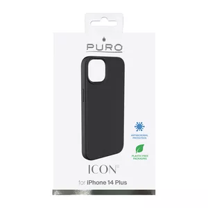 Smartphone case PURO for iPhone 14 Max — black protective cover
