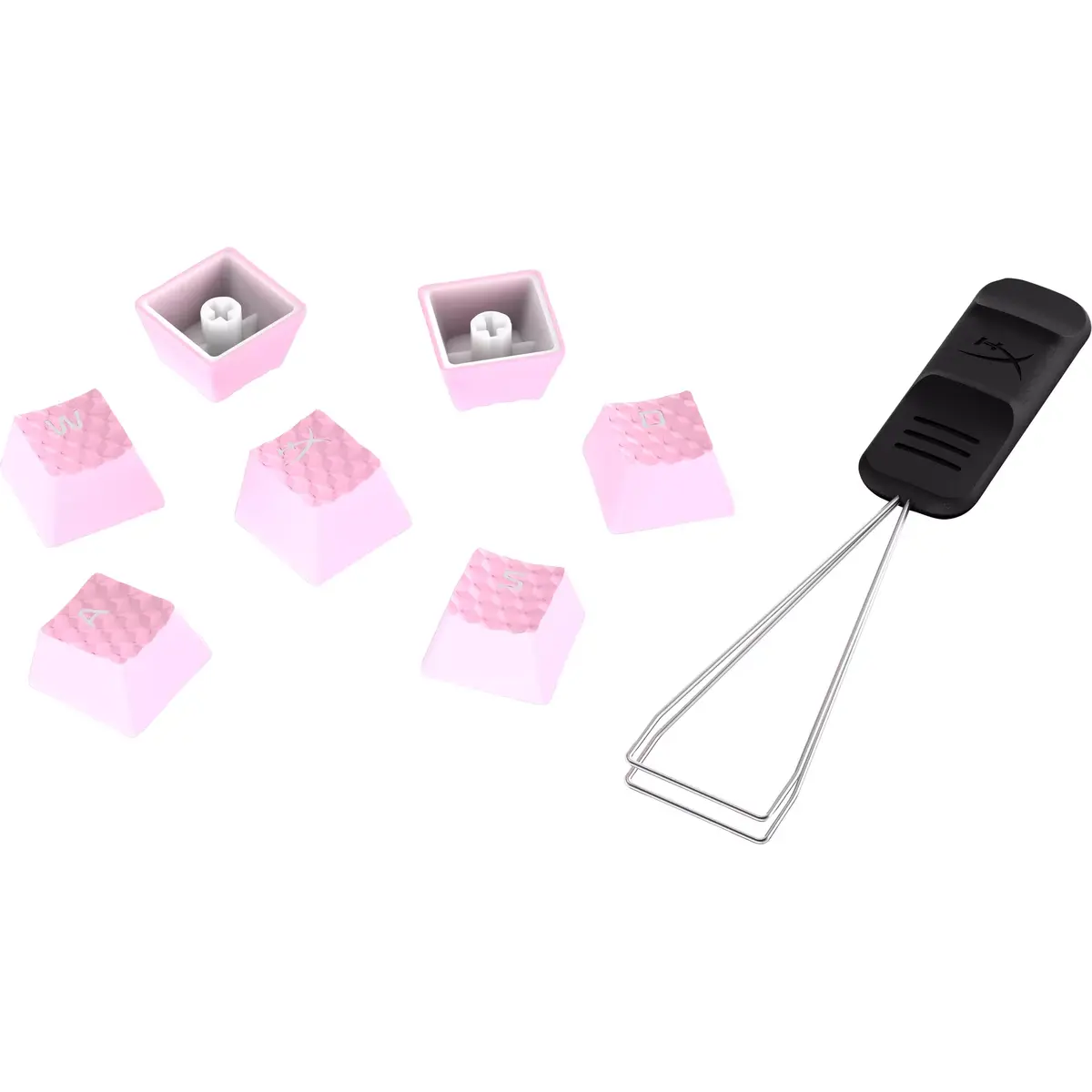 HyperX Rubber Keycaps rozā US izkārtojums Photo 4