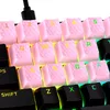 HyperX Rubber Keycaps rozā US izkārtojums Photo 5