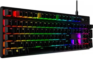 Механическая игровая клавиатура HyperX Alloy Origins PBT HX Blue полноразмерная 100% проводная USB RGB LED черная