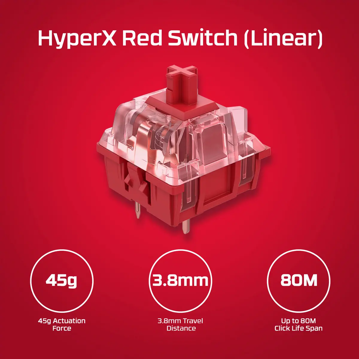HyperX Alloy Origins PBT HX Blue Механическая клавиатура Photo 10