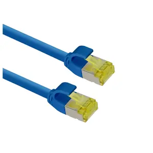 Сетевой кабель Helos 333085 7.5м Cat6a S/FTP RJ-45 Синий Желтый