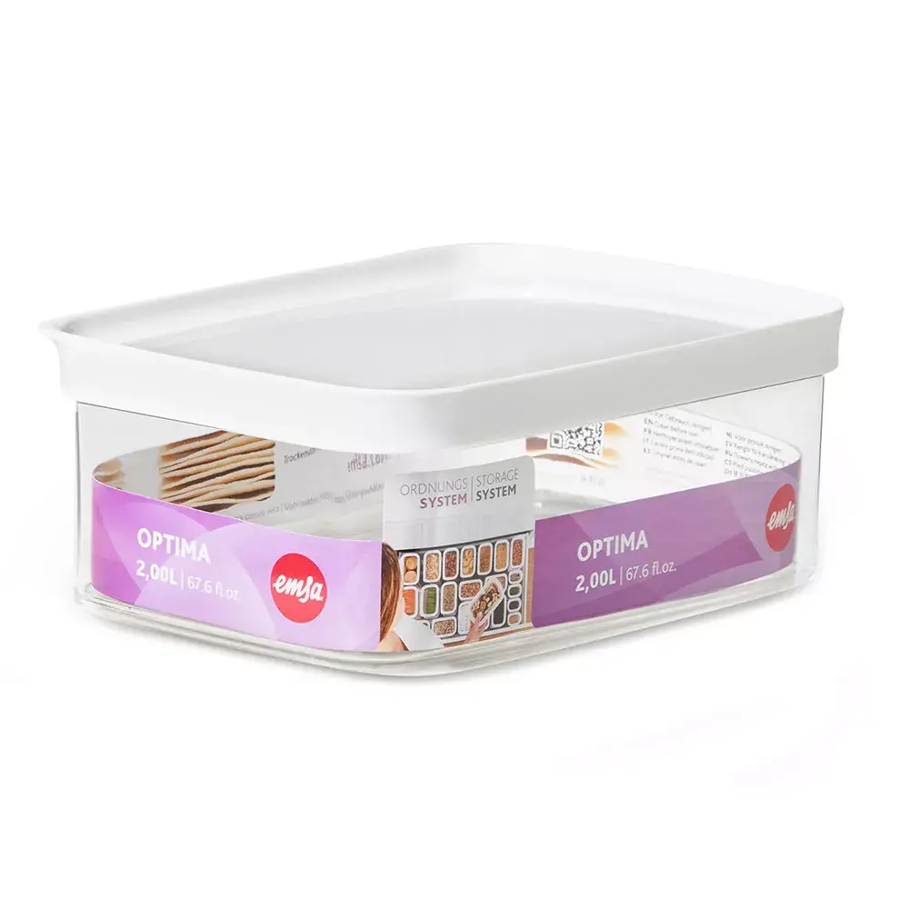 EMSA Optima Rectangular Container 2 L Photo 2