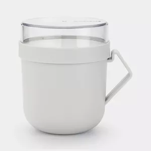 Brabantia Make & Take Apaļš Krūze 0,6 L Gaiši Pelēks 1 pcs