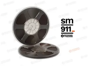 Magnetic tape reel Recording The Masters SM911 1/4" 2500 ft for professional analog multitrack and mastering
