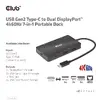 HUB CLUB3D USB Gen2 Type-C на два DisplayPort Photo 8