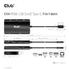 HUB CLUB3D USB Gen2 Type-C на два DisplayPort Photo 10