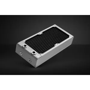 Radiators EKWB modelis 3831109839492 — misiņš/varš/nerūsējošais tērauds, balts, 130×285×58 mm