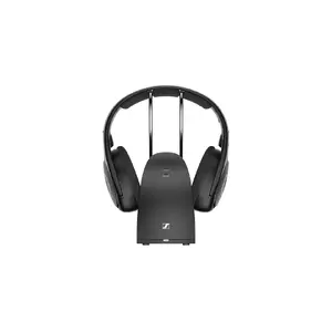 Беспроводные наушники Sennheiser RS 120-W — бинауральные, оголовье, открытая акустика, 150 Ω, 100 дB, 20 ч, черные