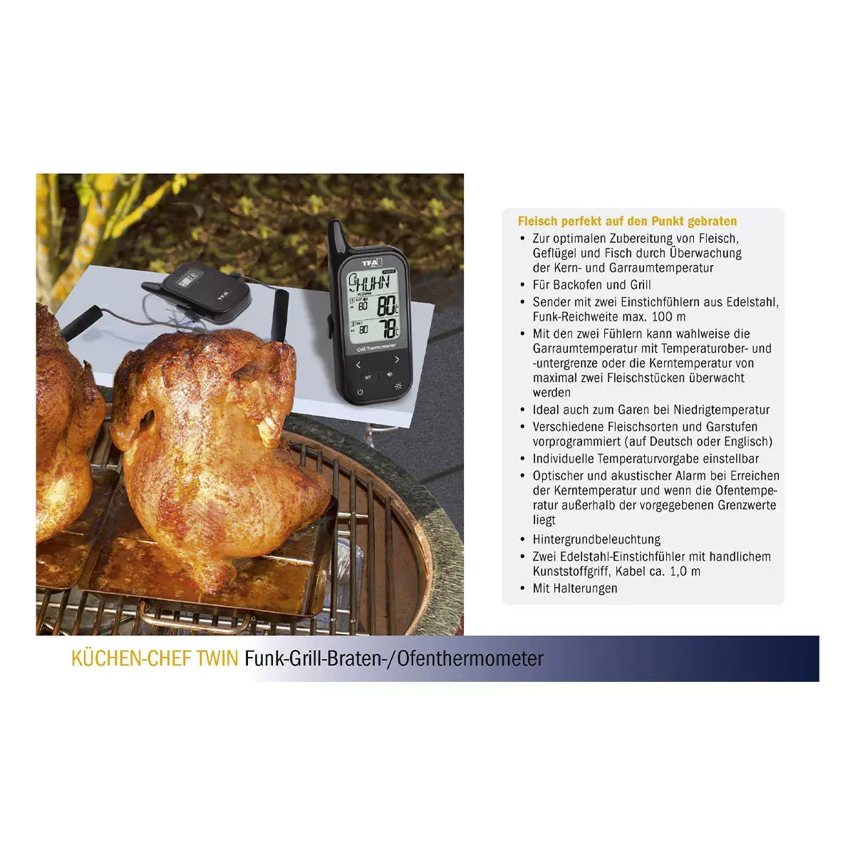 Food thermometer TFA-Dostmann KÜCHEN-CHEF TWIN Photo 10
