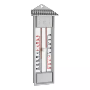 Liquid environment thermometer tfa dostmann 10.3014.14 for indoor/outdoor use, analog display, F/°C, 232×32×80 mm, grey