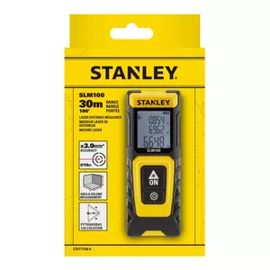 Дальномер STANLEY SLM100 — лазерный измеритель до 30 м, компактный портативный прибор