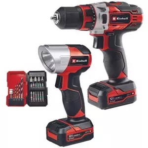 Power screwdriver Einhell TE-CD 12/1 Li +22+CL (2x2.0Ah), 30 N⋅m, 1-10 mm