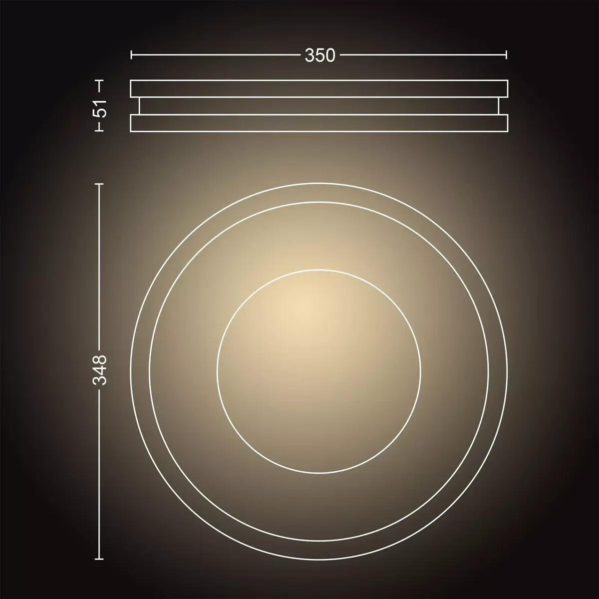Потолочный светильник Philips Hue White ambience Being Photo 3