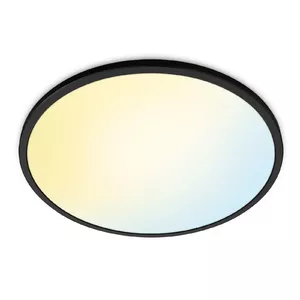 Светильник потолочный умный WiZ Superslim Ceiling 22 W — Wi‑Fi/Bluetooth, 22 Вт, 430×430×23 мм, чёрный