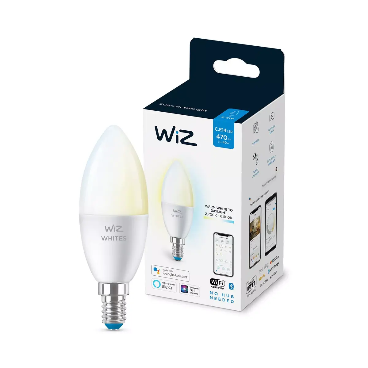 Умная лампочка WiZ Candle 40 W C37 E14 Photo 2
