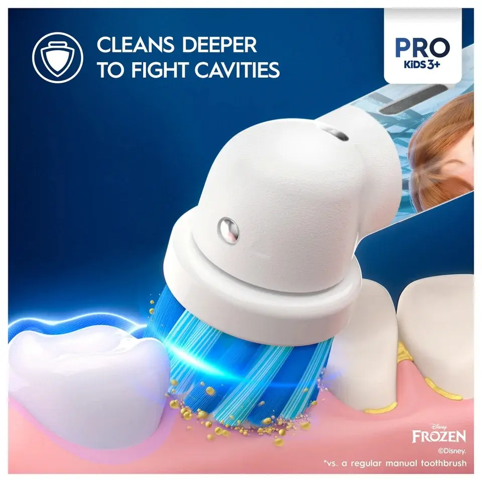 BRAUN Oral-B PRO Vitality Kids - Frozen Electric Toothbrush Photo 2