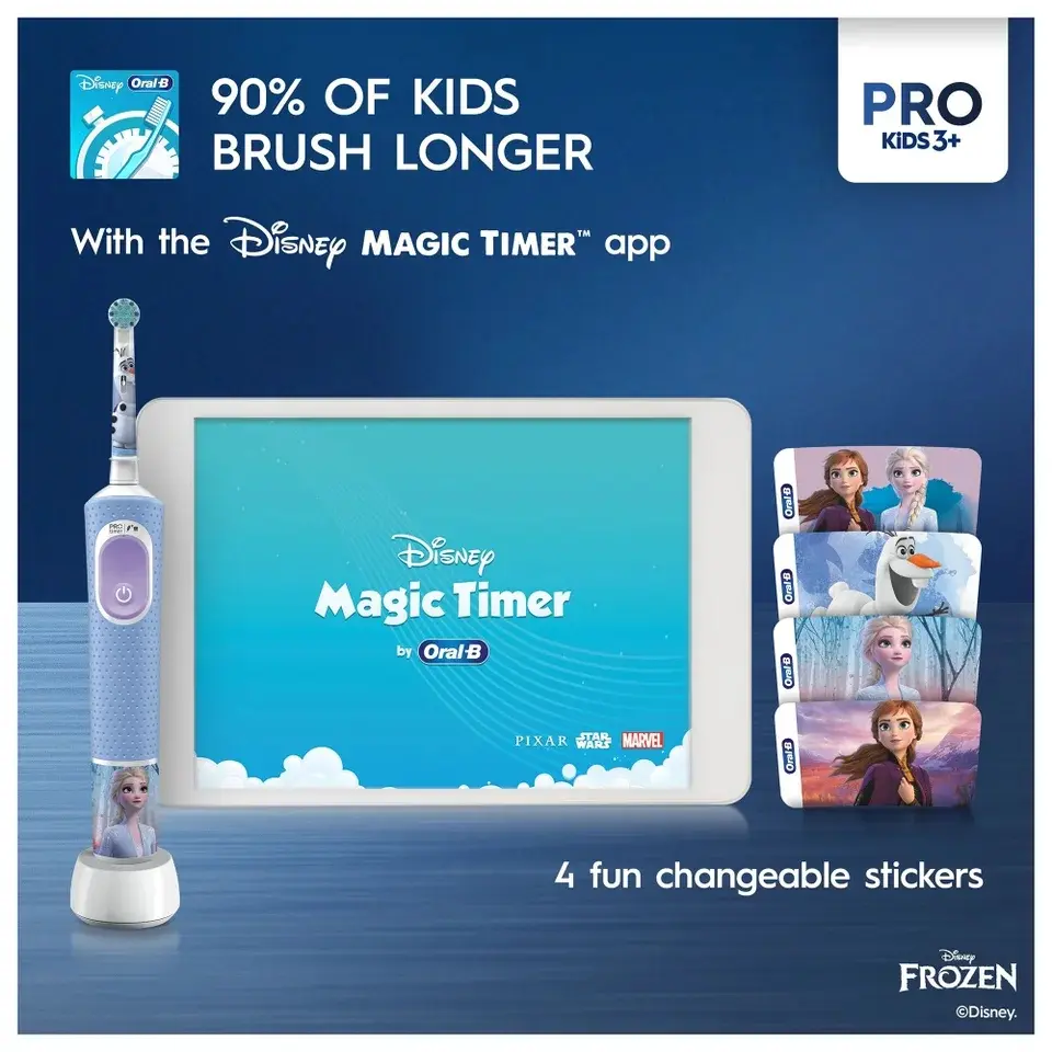 BRAUN Oral-B PRO Vitality Kids - Frozen Electric Toothbrush Photo 4