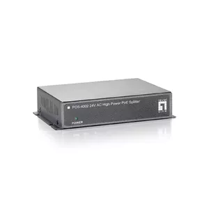 PoE Splitter LevelOne Fast Ethernet 24V AC Output