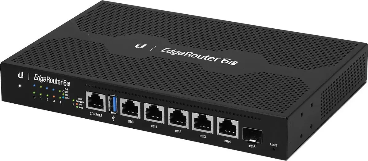 Vadu maršrutētājs Ubiquiti EdgeRouter 6P, ER-6P